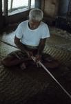 Toeaina all together making village fishing net