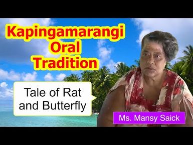 Tale of rat and butterfly, Kapingamarangi Atoll