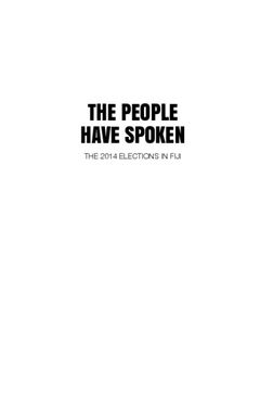 ["The People Have Spoken: The 2014 Elections in Fiji"]