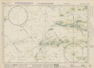 Australian aeronautical map: Mount Squires (Sheet G5)