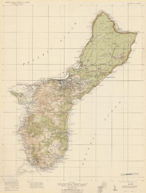 Island of Guam / Corps of Engineers, U.S. Army, Tactical Map