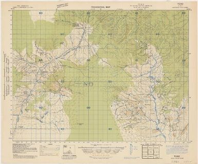 Provisional map, northeast New Guinea: Toro (Sheet Toro)