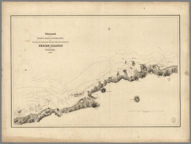 Channel on the North Side of Vanu Levu from Aramula Passage to Muthuata Island, Feejee (Fiji) Islands, by the U.S.Ex.Ex. 1840.