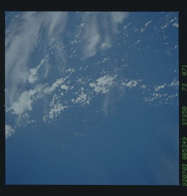 STS050-73-071 - STS-050 - STS-50 earth observations