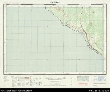 Samoa, Savai'i, Falelima, Series: NZMS 174, Sheet 5, 1969, 1:20 000