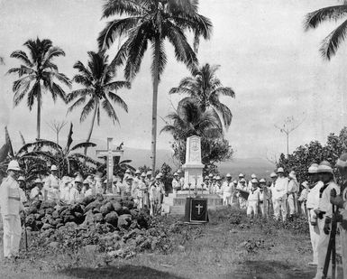 Consecrating the memorial to German sailors, Jan 4 1891