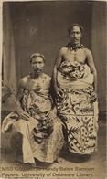 [Portrait of two men, High Chief Tupua Tamasese Titiamaea (1830-1891) and his "Tulafale" Talking Chief]