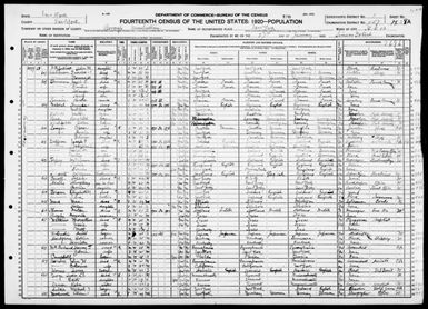 New York: NEW YORK County, Enumeration District 957, Sheet No. 38A