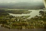 Aerial view of Madang, New Guinea, Apr 1965