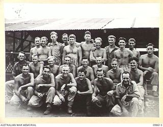 RABAUL, NEW BRITAIN. 1945-11-03. MEMBERS OF 33 PORT OPERATING COMPANY