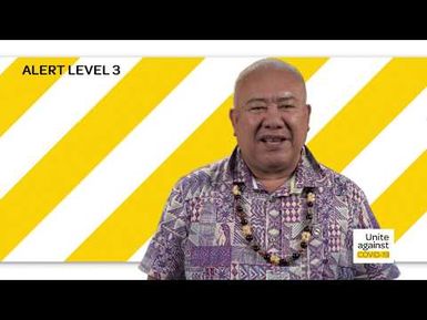 Covid-19 Alert Level 3 key messages in Tuvaluan