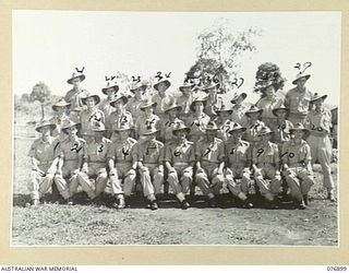 LAE, NEW GUINEA. 1944-11-16. PERSONNEL OF THE DISTRICTS ACCOUNTS OFFICE, ARMY PAY CORPS. FOR IDENTIFICATION OF 29 PERSONNEL SEE FILE