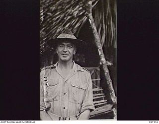 BUNA, NEW GUINEA. 1943-09-29. PORTRAIT OF VX89042 LIEUTENANT COLONEL F. N. BALFE ED, COMMANDING 1ST AUSTRALIAN BASE AREA