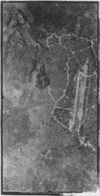[Aerial photograph relating to the Japanese occupation of Vunakanau Airdrome, 1942]