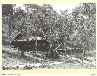 PORT MORESBY, NEW GUINEA. 1944-05-01. THE OFFICE OF THE MAJOR GENERAL, GENERAL STAFF, AT G BRANCH, HEADQUARTERS NEW GUINEA FORCE