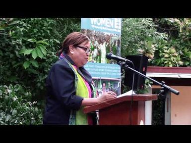 The Launching Of UN Woman's Peace & Humanitarian Fund Project For Palau (9.17.2018)