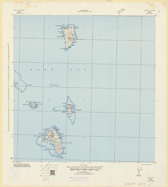 Colony of Fiji 1:250,000: Koro