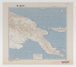 1943 Eastern New Guinea, special strategic map,(1:2,000,000)