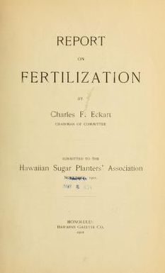 Report on fertilization