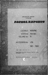 Patrol Reports. Morobe District, Morobe, 1961 - 1962