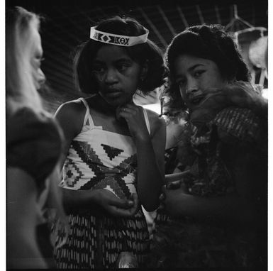 Young performers at a multicultural concert in the Display Centre, Cuba Street, Wellington