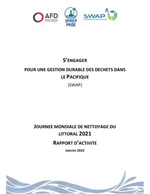 S’Engager pour une gestion durable des dechets dans le Pacifique (SWAP) : Journee mondiale de nettoyage du littoral 2021 rapport D'activite