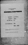 Patrol Reports. Central District, Abau, 1956-1958