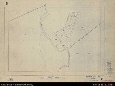 Papua New Guinea, Town of Lae, Sheet 8, 1:4 000, 1970