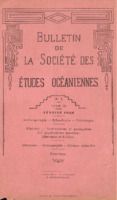 Bulletin de la Société des Études Océaniennes numéro 23