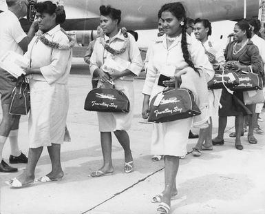 Tokelauans arrive in New Zealand, 1966
