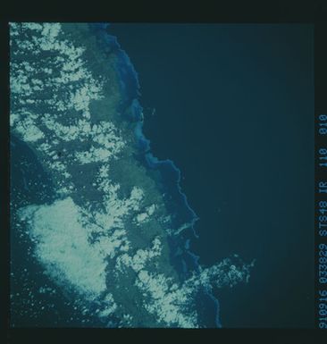 S48-110-010 - STS-048 - Color Infrared Earth observations taken during the STS-48 mission