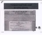 Telegram sent home to parents after bombing: 'Am well. Letter follows.'
