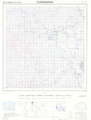 Fiji 1:50,000: Vunindawa (Sheet Viti Levu 13)