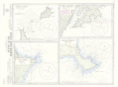 [New Zealand hydrographic charts]: New Zealand. South Island - North East Coast. Plans on the North East Coast (Sheet 6212)