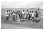 Fishermen with anthropologist's net.