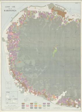 Land use map of Rarotonga (sheet 1 recto)