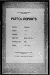 Patrol Reports. Western District, Daru, 1971 - 1972