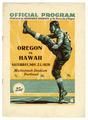 Oregon vs. Hawaii Football program, Nov. 23, 1929