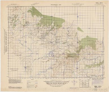 Provisional map, northeast New Guinea: Bena Bena (Sheet Bena Bena)