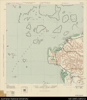 Fiji, Viti Levu, Lautoka, Series: X751, Sheet 45, 1943, 1:62 500