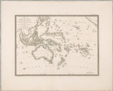 Carte de l'Oceanie ou cinquieme partie du monde / par A.H. Brue, Geographe de S.A.R. Monsieur