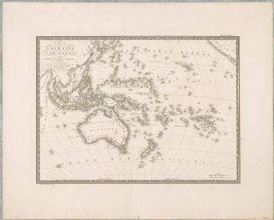 Carte de l'Oceanie ou cinquieme partie du monde / par A.H. Brue, Geographe de S.A.R. Monsieur
