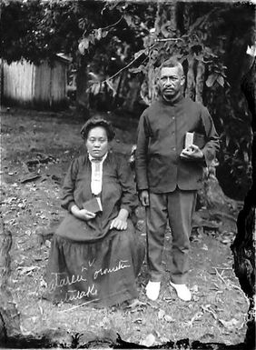 Elderly couple from Matavera