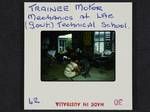 Trainee motor mechanics at Lae Technical School, Lae