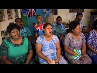 Vakaraubuka Au Biuti Suva, which was written by Ratu Tevita Naulivou.