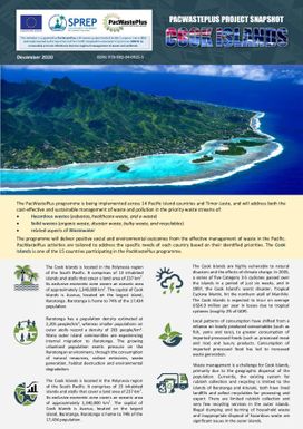 PacWastePlus country profile snapshot - Cook Islands