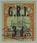 Stamp: Samoan Three Pence