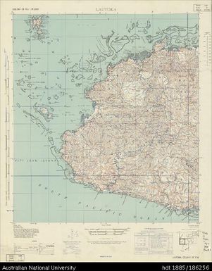 Fiji, Viti Levu (West), Lautoka, Series: X551, Sheet 4, 1959, 1:250 000