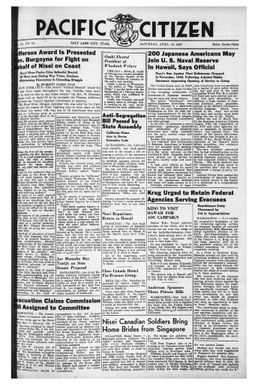 The Pacific Citizen, Vol. 24 No. 15 (April 19, 1947)