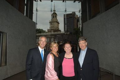 [Assignment: 48-DPA-07-13-08_SOI_K_Philly_Rec] Reception at Independence National Historical Park for attendees at the National Governors Association Centennial Meeting in Philadelphia, Pennsylvania. Secretary Dirk Kempthorne [and Independence National Historical Park Deputy Superintendent Darla Sidles delivered official remarks; and the Secretary conversed with fellow NGA attendees, among them Pennsylvanina Governor Edward Rendell, Vermont Governor James Douglas, Wyoming Governor Dave Freudenthal, Guam Governor Felix Camacho, former Tennessee Governor Don Sundquist, and former Michigan Governor John Engler.] [48-DPA-07-13-08_SOI_K_Philly_Rec_IOD_9358.JPG]